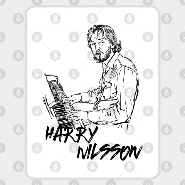 Harry Nilsson Sticker by ThunderEarring